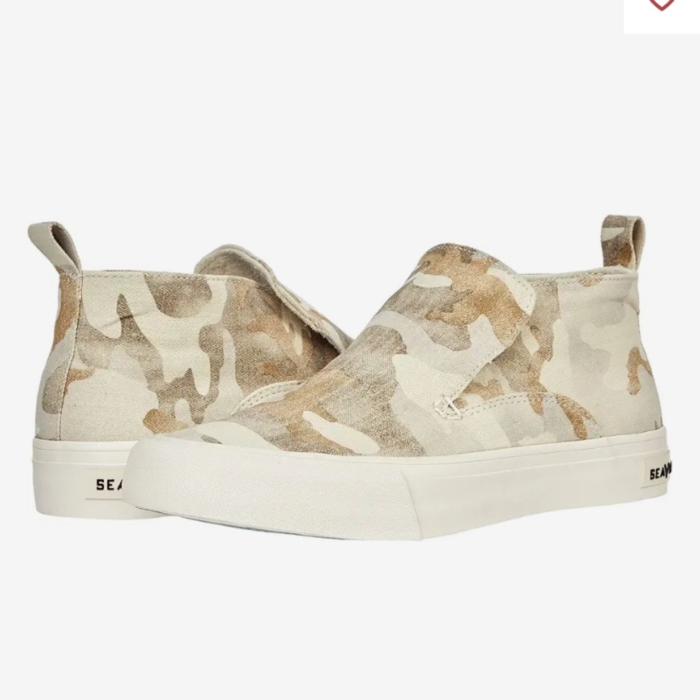 SeaVees 🌊 Huntington MIDI — women’s 7 — cream camo